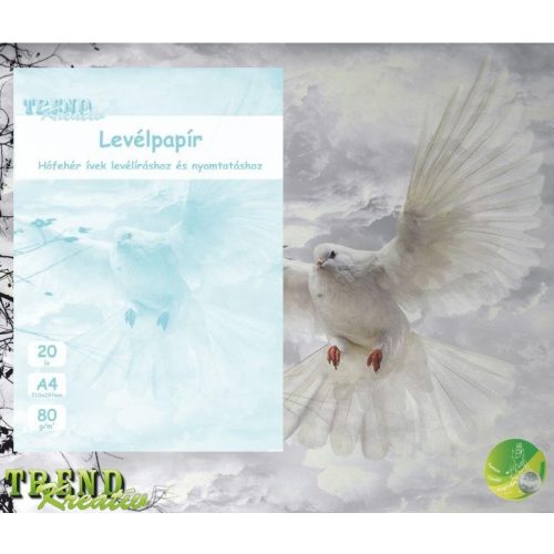 Levélpapír fehér KreatívTREND A/4 (210x297mm) 80g 20ív