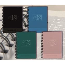  Spirálfüzet négyzetrácsos Notebook 4 T-Creatív A/5 (210x297mm) 100lap