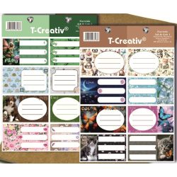 Füzetcímke Lány I. T-Creatív 8db (80x48mm) 2ív