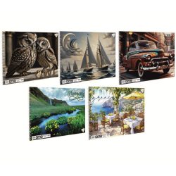   Vázlatfüzet fehér famentes T-Creatív B/4 (353x250mm) 170g 30lap - színes borító