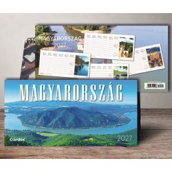 Naptár asztali Magyarország 2027 Cardex 300x150mm