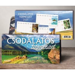Naptár asztali Csodálatos természet 2027 Cardex 300x150mm
