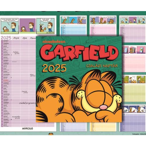 Falinaptár családi Garfield 2025 Cardex 305x610mm