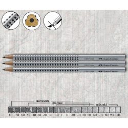   Grafitceruza HB háromszögű csúszásgátló lakkozott Grip 2001 Faber-Castell
