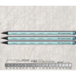 Grafitceruza HB háromszögű lakkozott Cats Faber-Castell