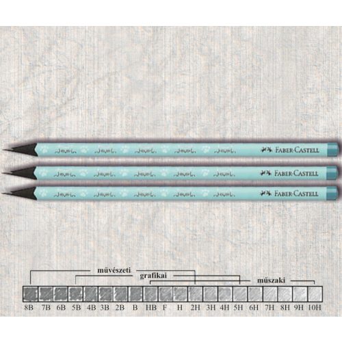 Grafitceruza HB háromszögű lakkozott Cats Faber-Castell