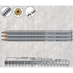   Grafitceruza H háromszögű csúszásgátló lakkozott Grip 2001 Faber-Castell