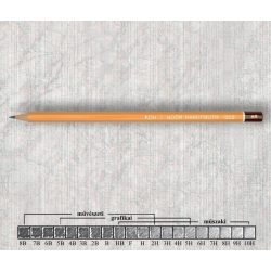 Grafitceruza 8B hatszögű lakkozott 1500 Koh-I-Noor