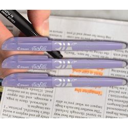 Szövegkiemelő pasztell lila radírozható Frixion Light