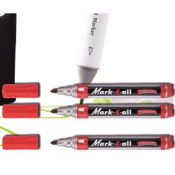 Alkoholos filc piros kerek Mark-4-all Stabilo - 1,5-2,5mm