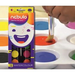 Vízfesték 12db ø28mm Nebuló