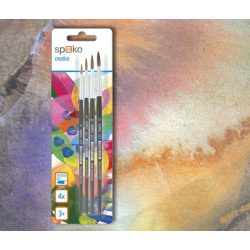   Ecset készlet 4db kerek póniszőr 0331 Spoko ;-) (6, 8, 10,12)