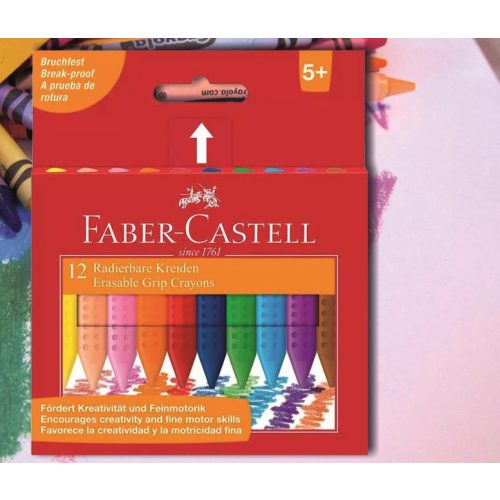 Zsírkréta 12db háromszögű Grip 2001 Faber-Castell