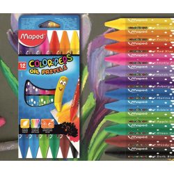 Olajpasztell 12db háromszögű Color Peps Maped
