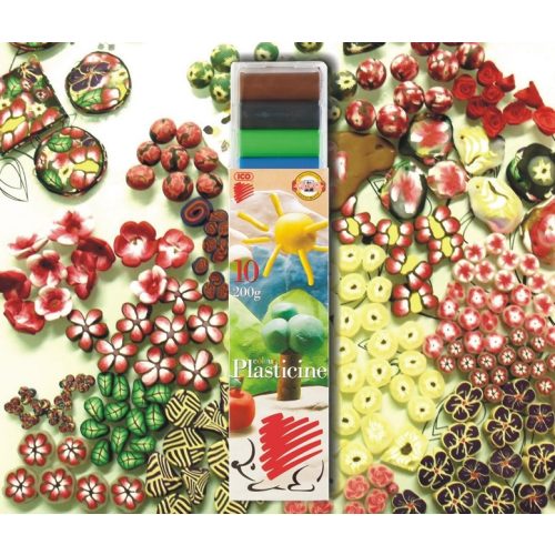 Gyurma színes Süni ICO 200g - 10 szín