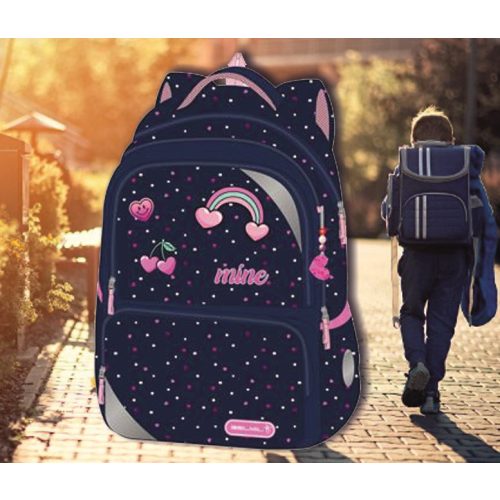 Iskolatáska hátitáska ergonómikus Maxi Packspecial T-Simple Heart Belmil 300x420x170mm 22 literes
