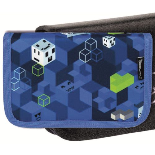 Tolltartó Gamer Squad Belmil 205x140x35mm - 2 klapnis, cipzáras