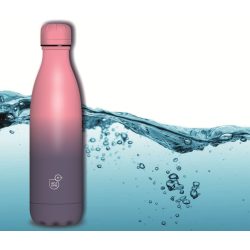 Kulacs fém duplafalú lila-rózsaszín Ars Una 500ml