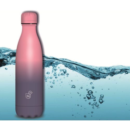 Kulacs fém duplafalú lila-rózsaszín Ars Una 500ml
