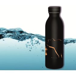   Kulacs fém duplafalú fekete-medve (Máté Bence) mintás Ars Una 600ml