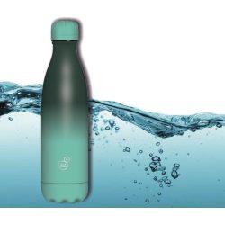   Kulacs fém duplafalú világoszöld-sötétzöld Ars Una 500ml