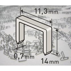 Tűzőgépkapocs ipari 11,3x14mm Premium Extol 1000db
