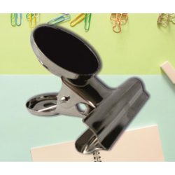 Rugós csiptető mágneses 50mm fém