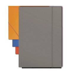 Gumis mappa karton szürke A/4 600g