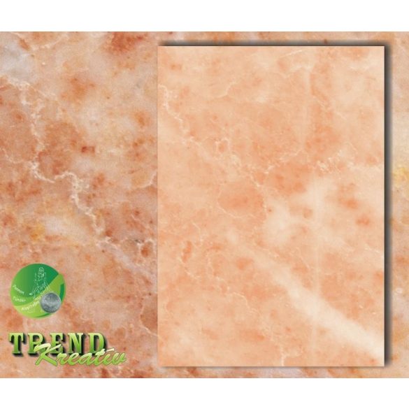 Kreatív karton márvány matt narancssárga KreatívTREND A/4 (210x297mm) 250g