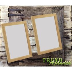   Fényképkeret 100x150mm fa világosbarna Solva AjándékTREND