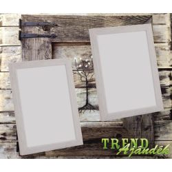 Fényképkeret 130x180mm fa fehér Solva AjándékTREND