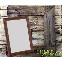   Fényképkeret 210x297mm fa középbarna Solva AjándékTREND